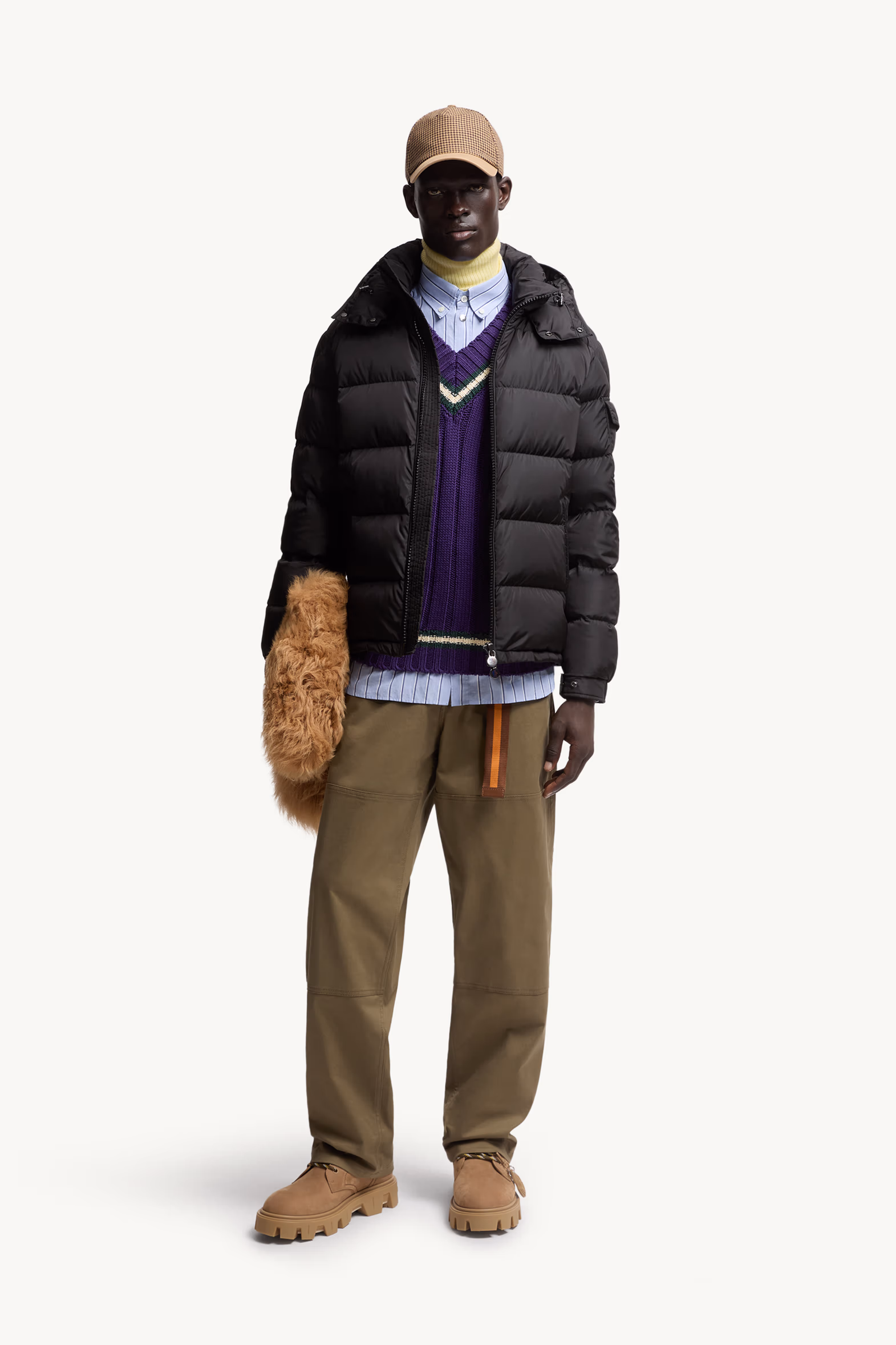 Moncler Maya Matte Short Down Jacket Men Black Moncler 0